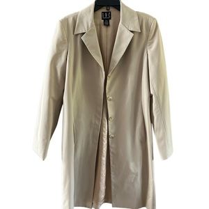 INC  Vintage Women’s long blazer jacket 4 button closure size Medium